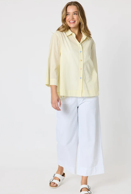 Lemon Cotton Threadz Shirt