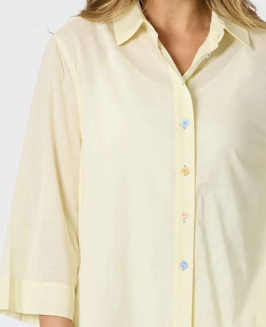 Lemon Cotton Threadz Shirt