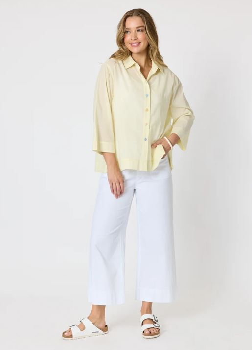 Lemon Cotton Threadz Shirt