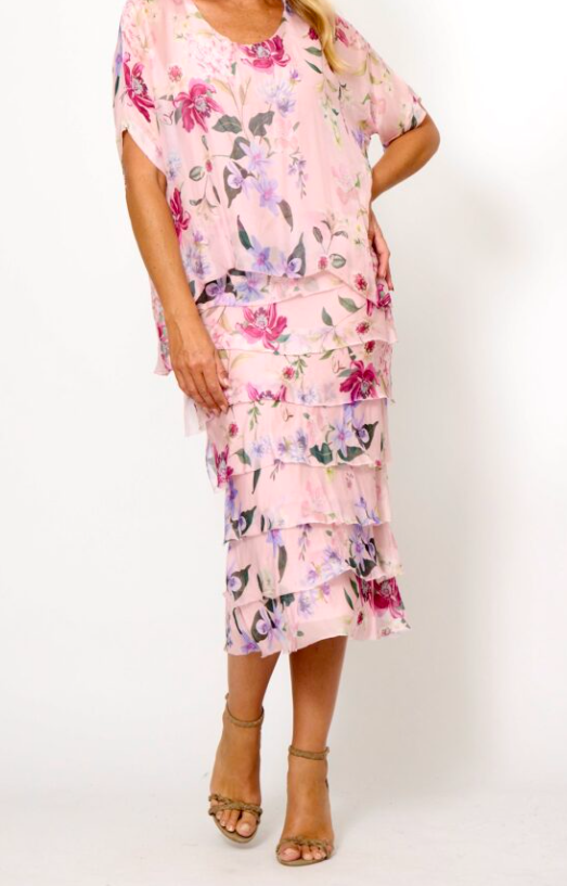 Perfect Pink Layered Dress