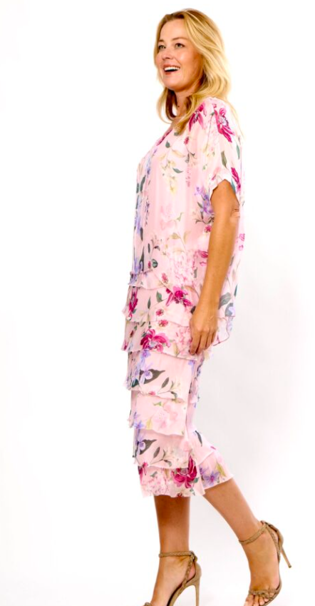 Perfect Pink Layered Dress