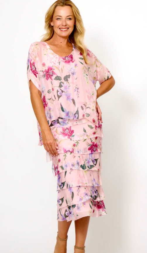 Perfect Pink Layered Dress