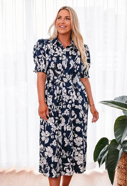 Soul Sparrow dress navy floral