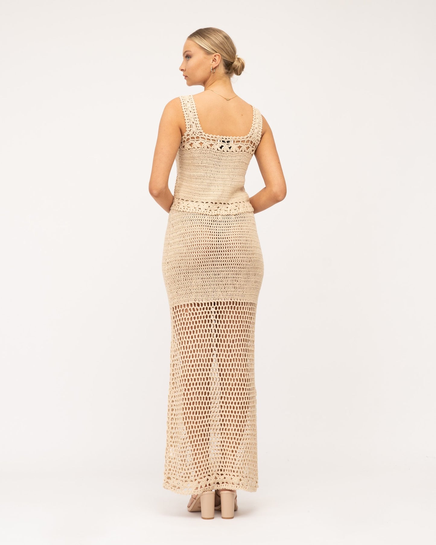 Crochet Top - Beige