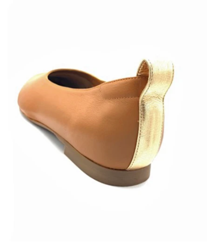 Golden Girl Ballet Flats