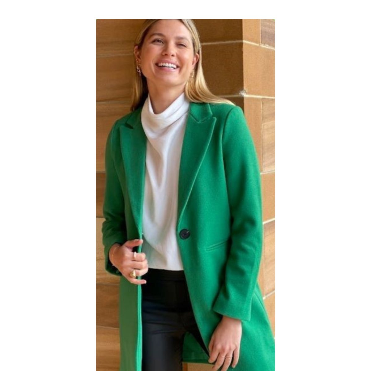 Green Midi Coat