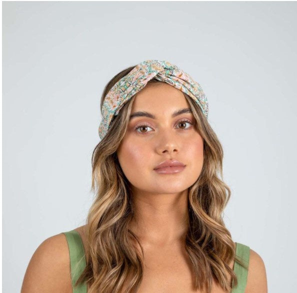 Rixo  Twist Headband Sienna print