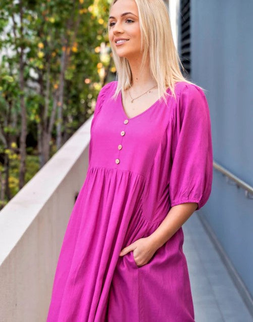 Dress Pink sleeve