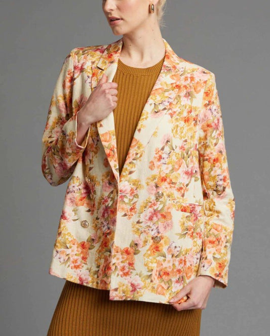 Last dance jacket cream floral