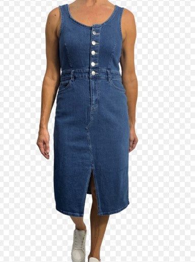 Marc denim pinafore dress