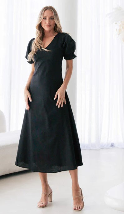 Black Linen dress