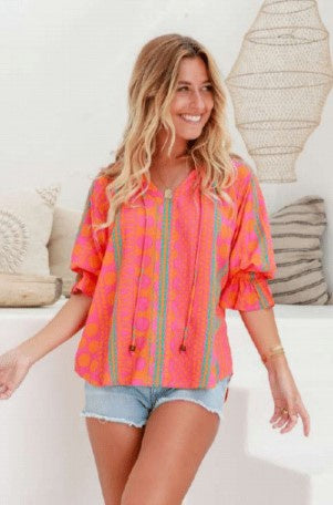 Mexicali polka dot top