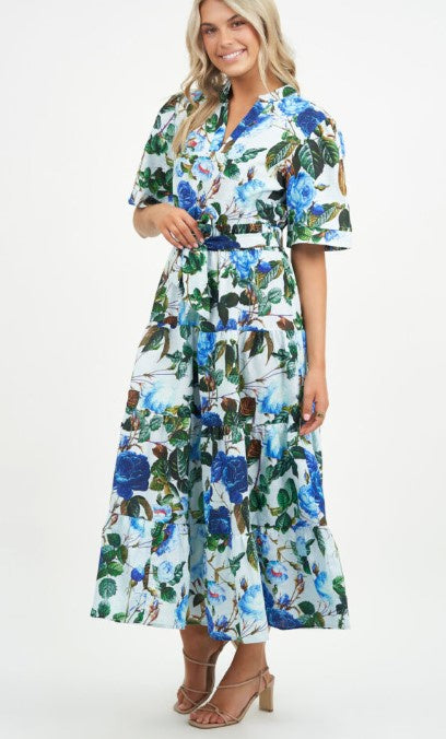 Sky floral dress