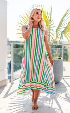 Stripe CANDY  dress