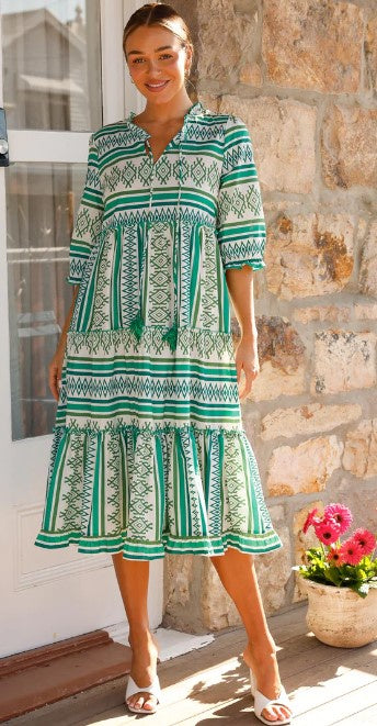 Green forest dress