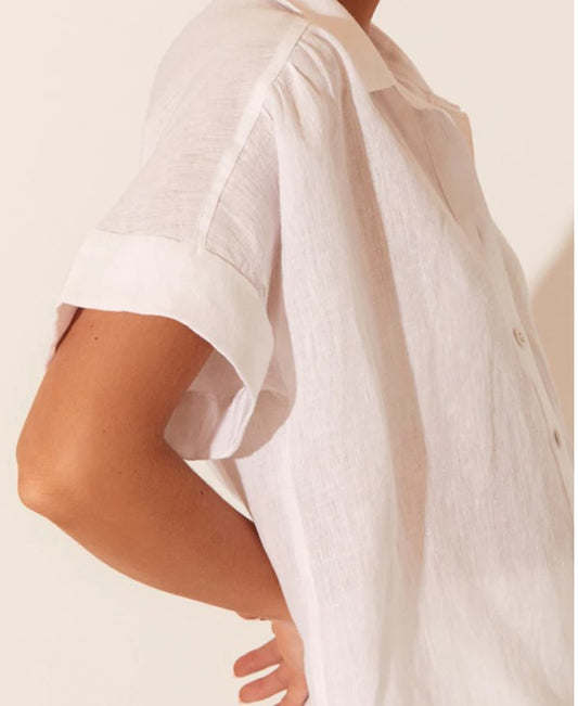 Bryony linen s/s blouse