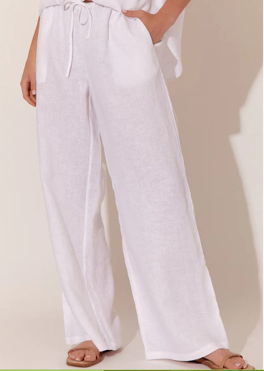 Stevie Linen Pant white