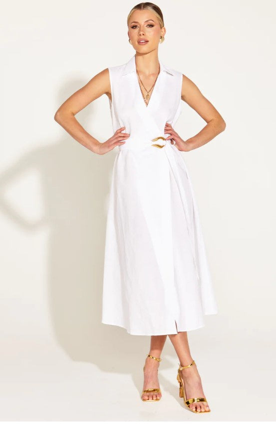 Walk in the park dress white