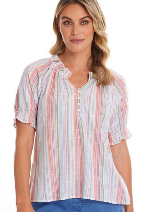 Marco mixed stripe shirt