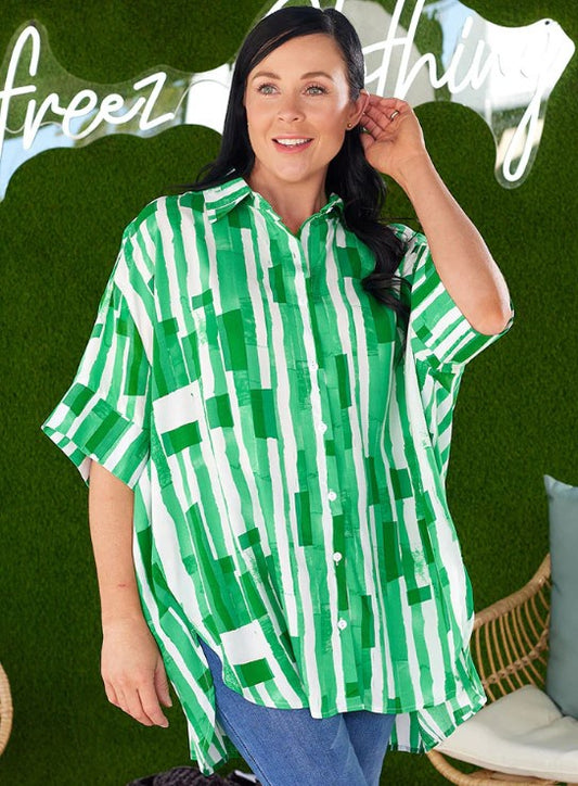 Ingrid green shirt