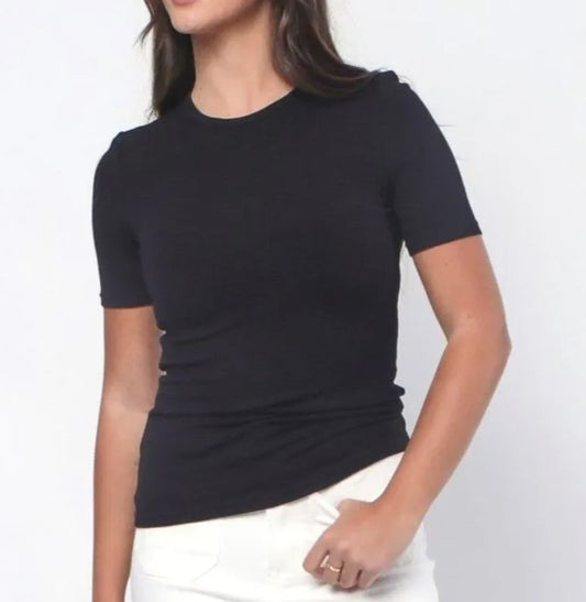 black rib top