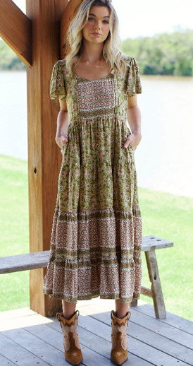 Isabella maxi dress