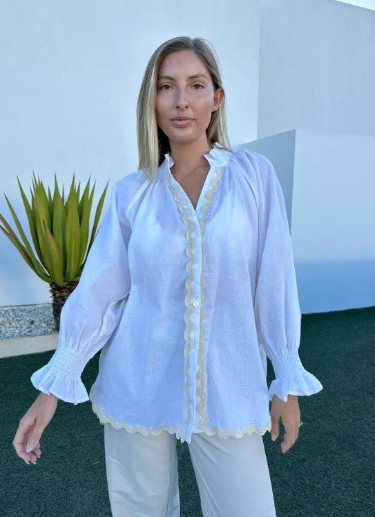 Rick Rack blouse natural