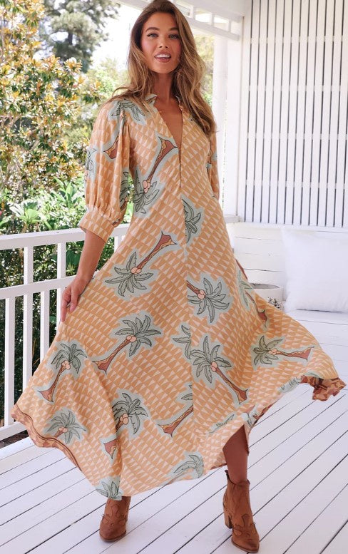 Zoey Maxi dress Sahara