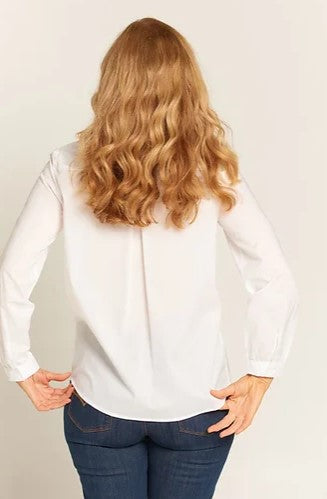 Gorgeous white Cotton Pleat shirt