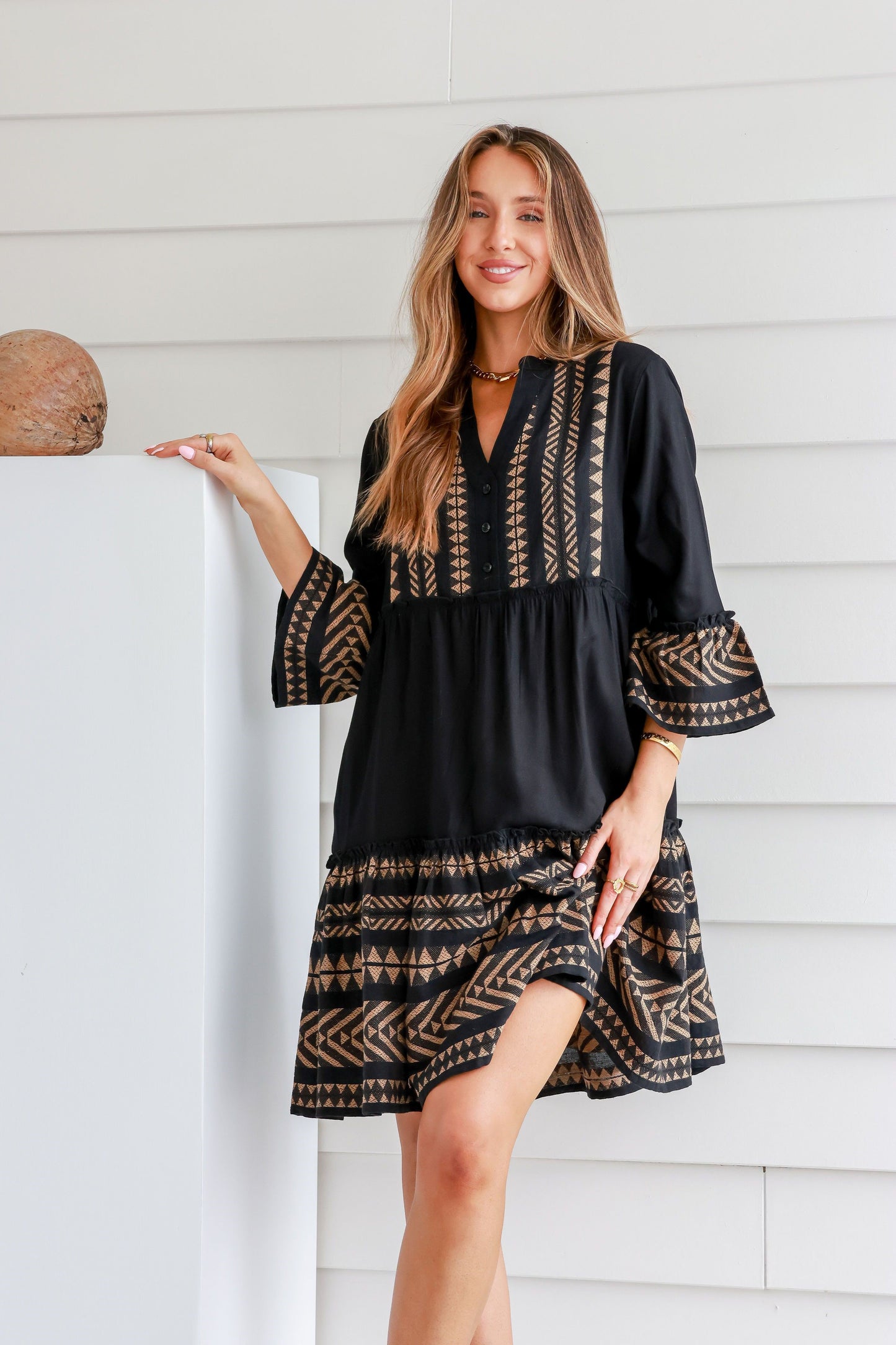 Sunset dress black